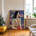 Floral Woman Surreal Art Print
